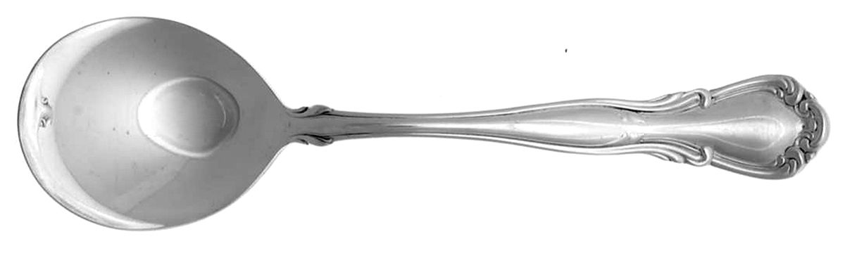 HDN3 (Silverplate) Round Bowl Soup Spoon (Gumbo) by Haddon Plate-1
