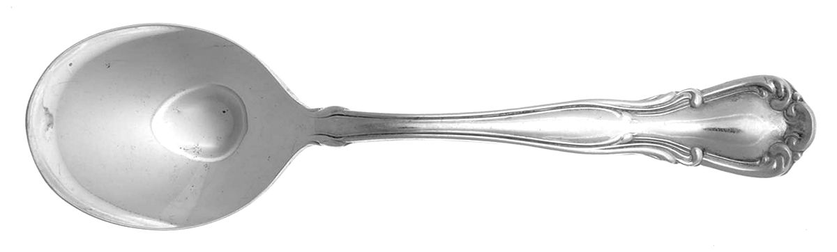 HDN3 (Silverplate) Round Bowl Soup Spoon (Cream Soup) by Haddon Plate-1