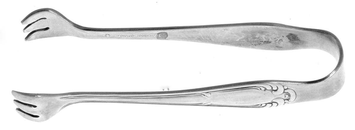 HDN3 (Silverplate) Sugar Tongs by Haddon Plate-1