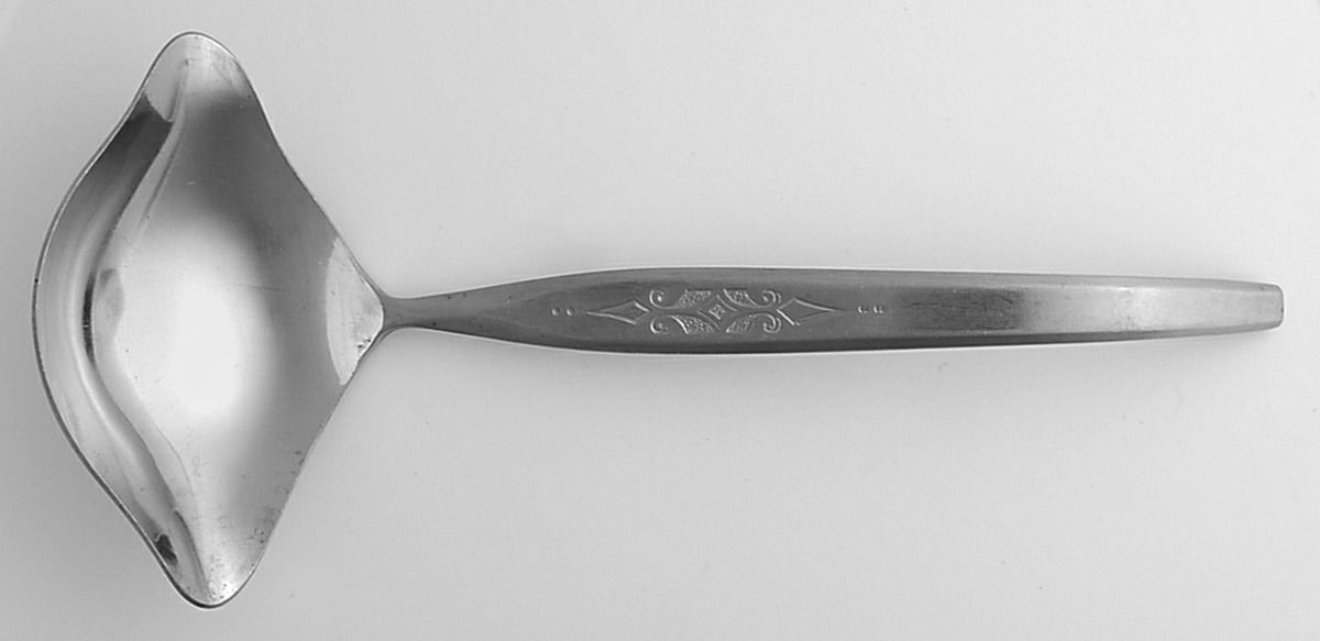 Kingswood (Stainless) Solid Gravy Ladle by Hull-1