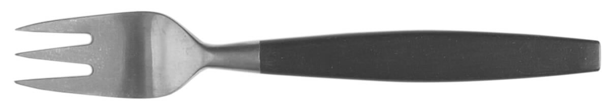 Lion-Black (Stainless) Individual Salad Fork by Hackman-1