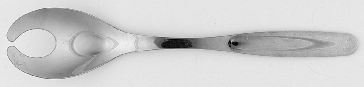 HCK8 (STAINLESS) Solid Salad Serving Fork by Hackman-1