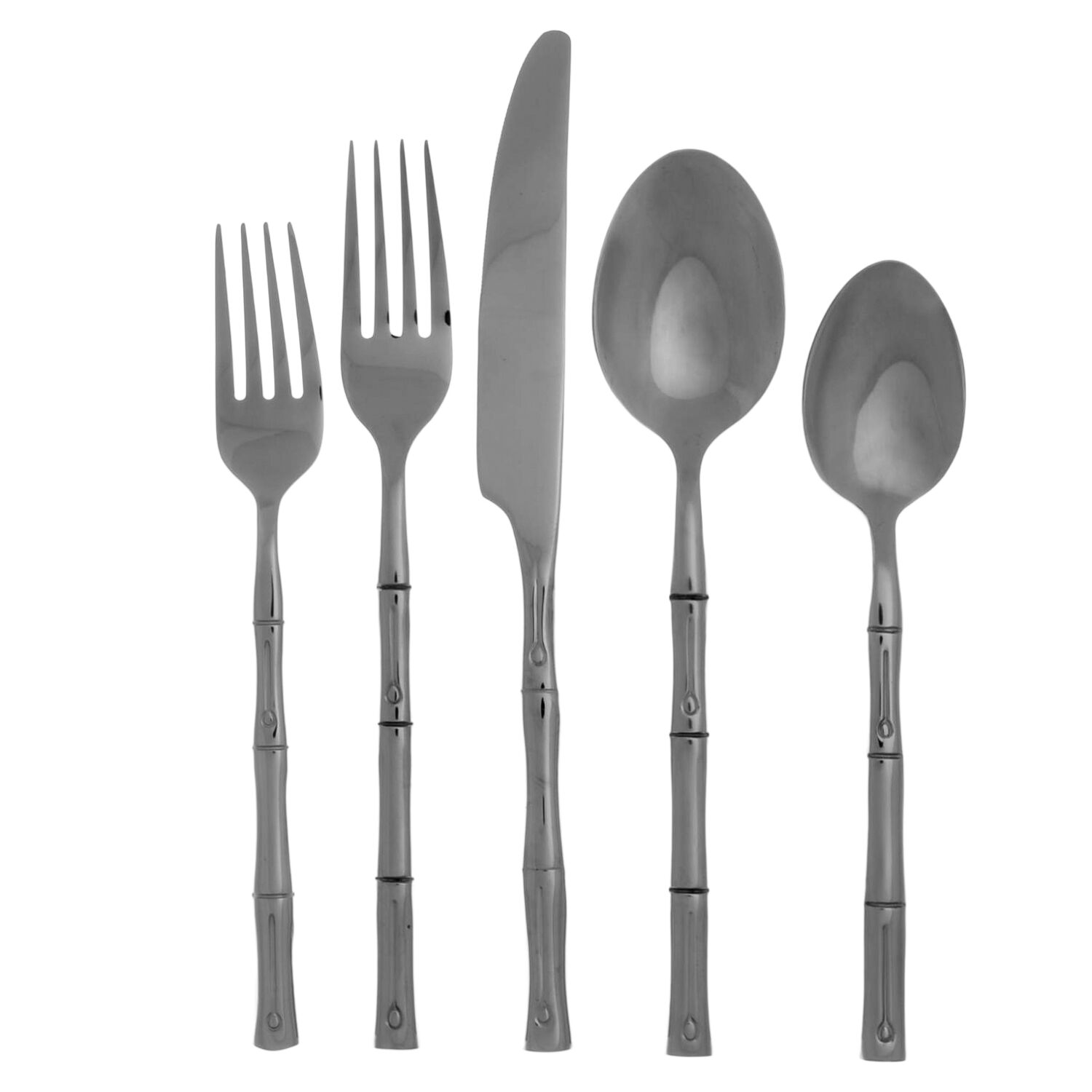 Bamboo (Stainless) 40  Piece Estate Set by Hampton Silversmiths-1