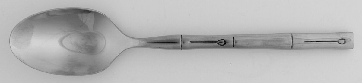 Bamboo (Stainless) Place/Oval Soup Spoon by Hampton Silversmiths-1