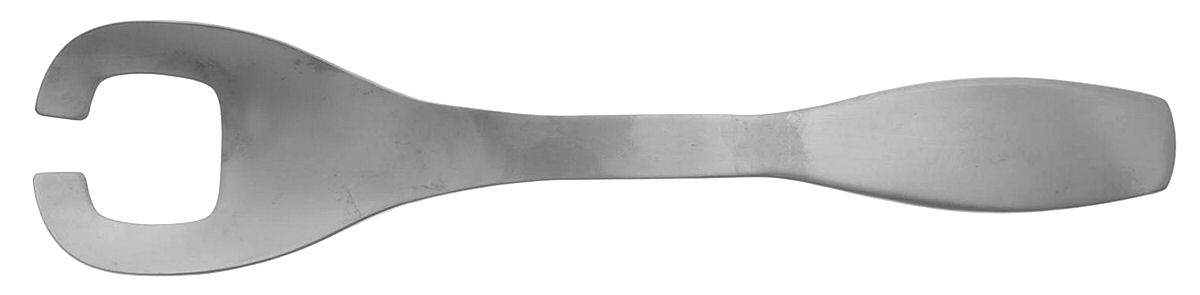 Citterio 98 (Stainless) Solid Salad Serving Fork by Hackman-1