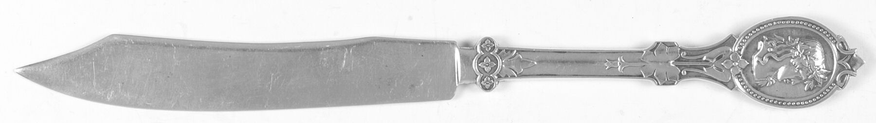 Medallion (STERLING, 1867) Individual Solid Fruit Knife by Hotchkiss & Schreuder-1