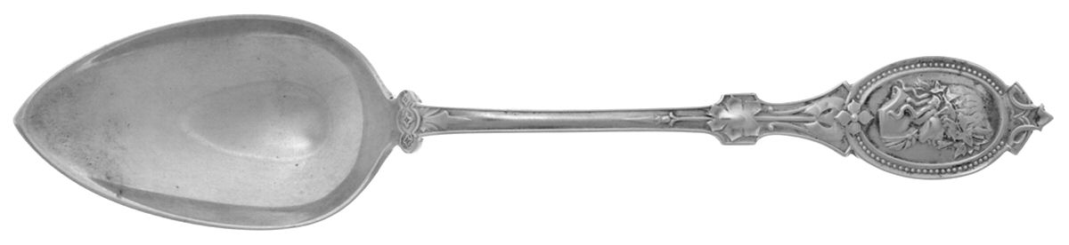 Medallion (STERLING, 1867) Spoon-Dessert/Oval Soup by Hotchkiss & Schreuder-1