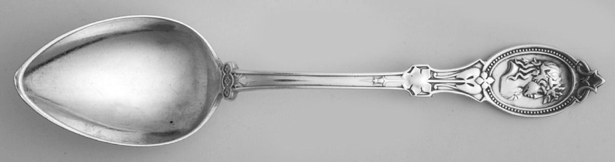 Medallion (STERLING, 1867) Teaspoon by Hotchkiss & Schreuder-1