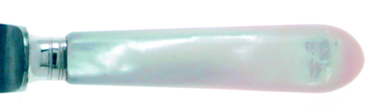 Pearl Handle Flatware 1 (Silverplate Bolster) Modern Hollow Knife by J A Henckels (Zwilling)-1