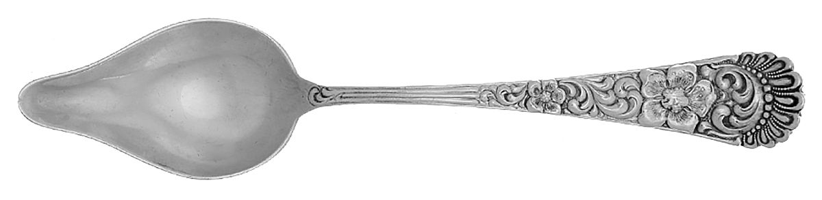 HMD7 (STERLING) Individual Grapefruit Spoon by Hamilton & Diesinger-1