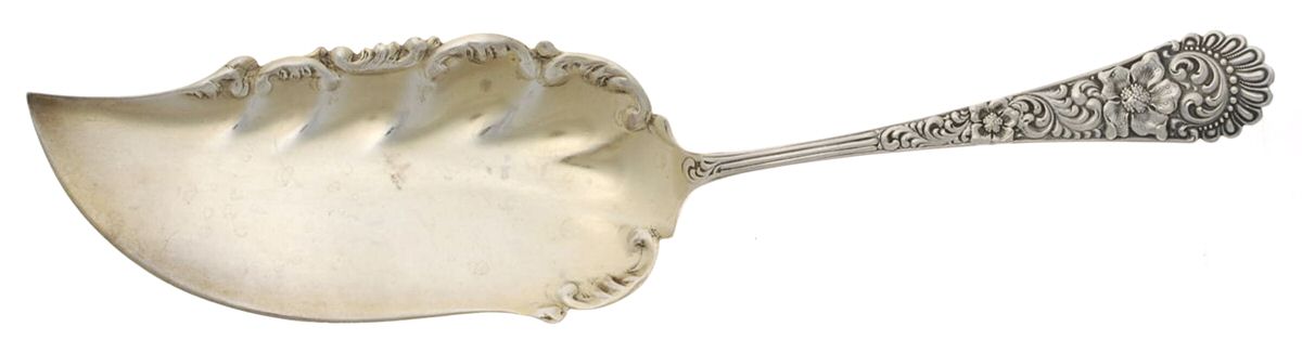 HMD7 (STERLING) Large Solid Fish Serving Knife by Hamilton & Diesinger-1