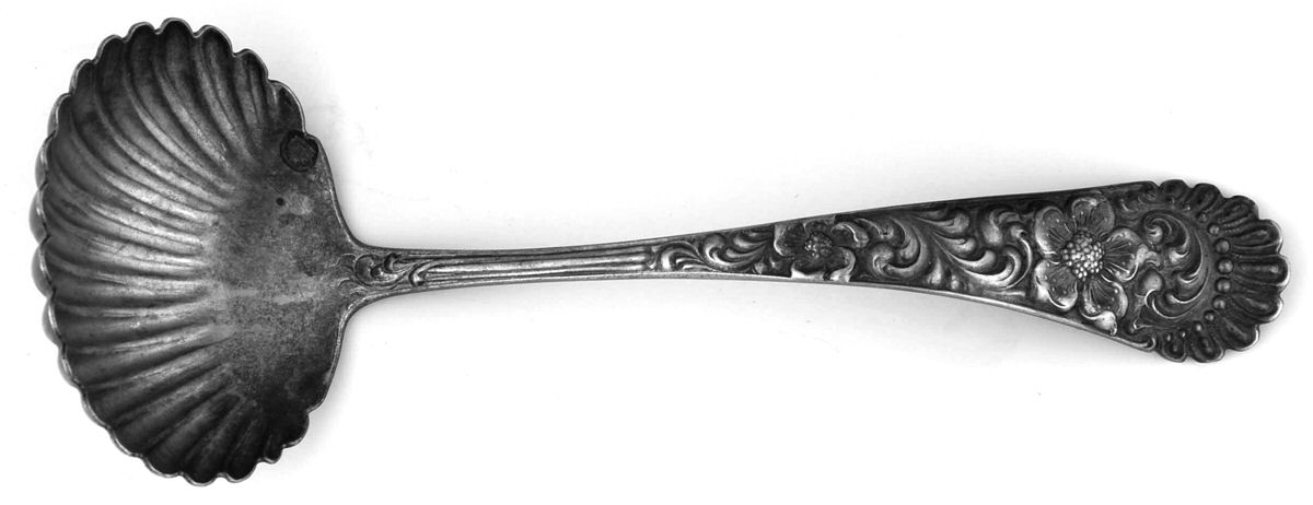 HMD7 (STERLING) Solid Gravy Ladle by Hamilton & Diesinger-1