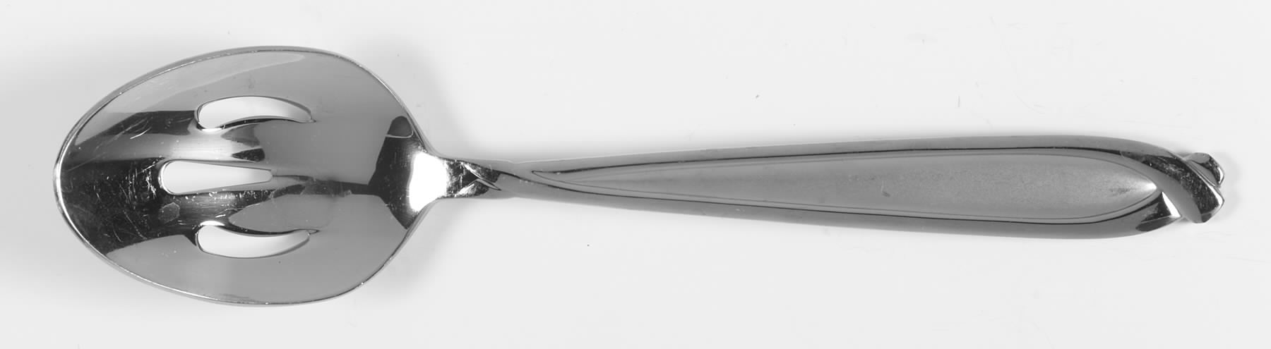 Concorde (Stainless) Pierced Tablespoon (Serving Spoon) by Hampton Silversmiths-1