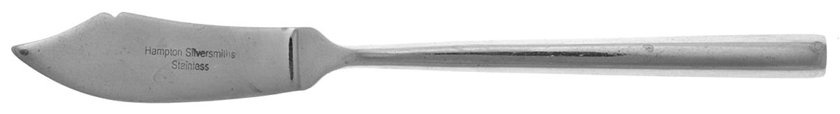 HSV10 (STAINLESS) Flat Handle Master Butter Knife by Hampton Silversmiths-1