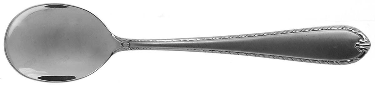 Rachelle-Frost (Stainless) Sugar Spoon by Hampton Silversmiths-1