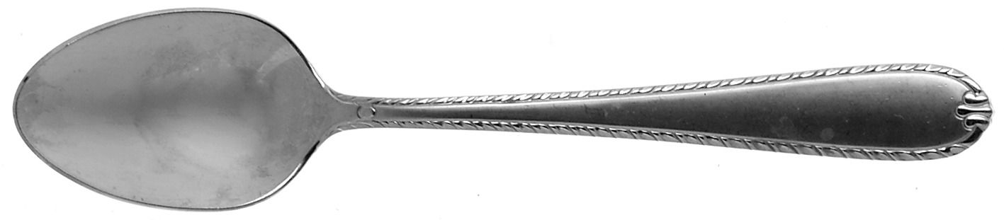 Rachelle-Frost (Stainless) Place/Oval Soup Spoon by Hampton Silversmiths-1