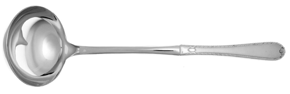Rachelle-Frost (Stainless) Soup Ladle with Stainless Bowl HC by Hampton Silversmiths-1