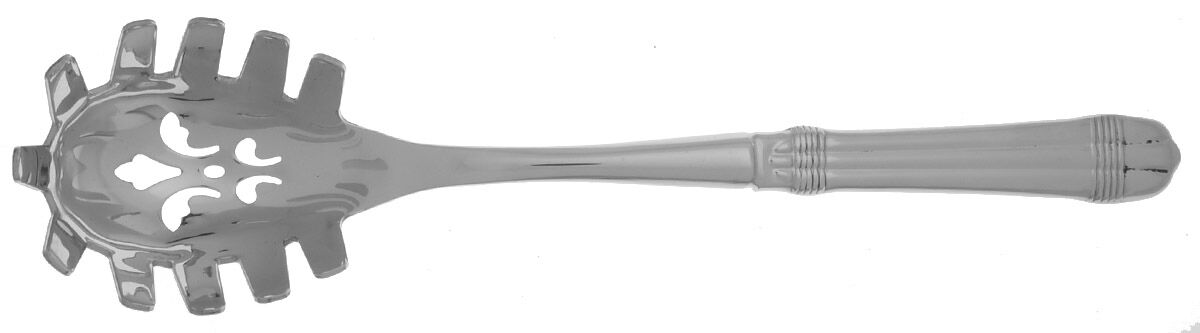 Odyssey (Stainless) Pasta Server with Stainless Bowl HC by Hampton Silversmiths-1
