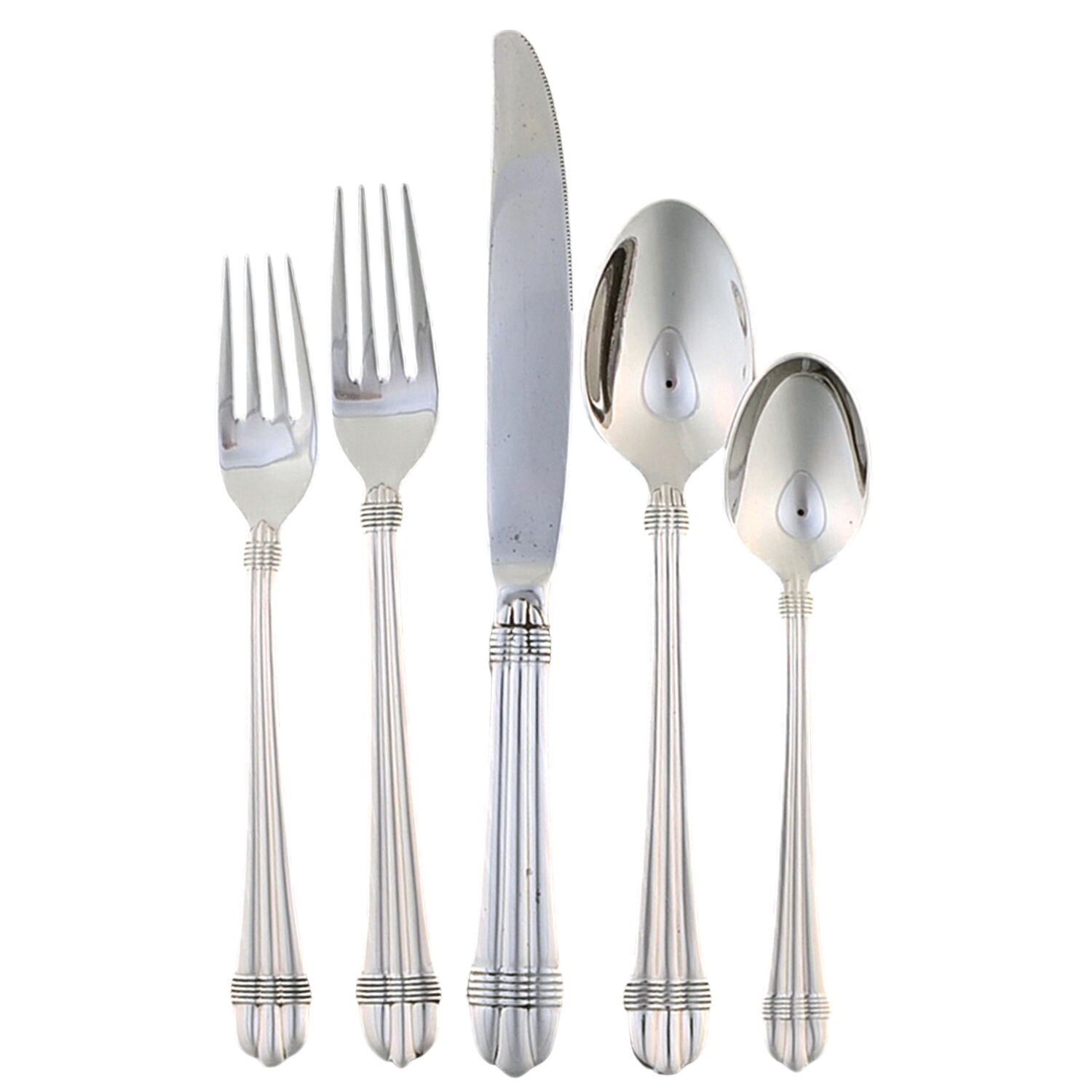 Odyssey (Stainless) 40 Piece Estate Set by Hampton Silversmiths-1