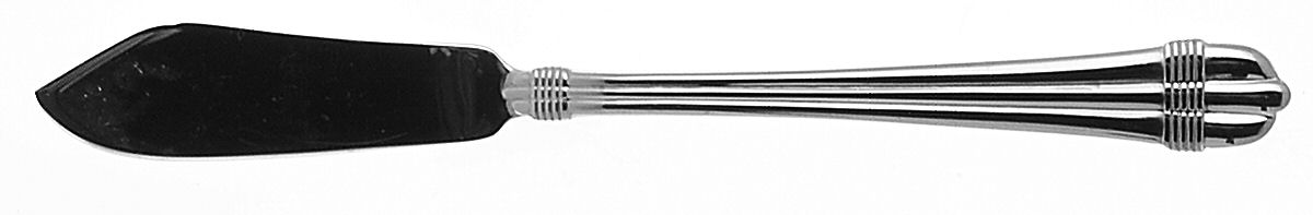 Odyssey (Stainless) Flat Handle Master Butter Knife by Hampton Silversmiths-1