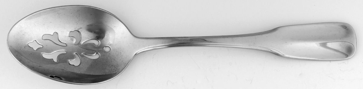 Wyndham (Stainless) Pierced Tablespoon (Serving Spoon) by Hoffritz-1
