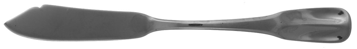 Wyndham (Stainless) Flat Handle Master Butter Knife by Hoffritz-1