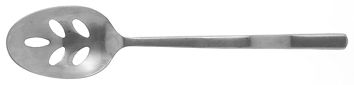 HSV12 (STAINLESS) Pierced Tablespoon (Serving Spoon) by Hampton Silversmiths-1