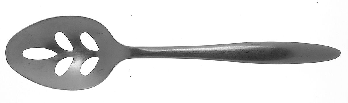 HSV13 (STAINLESS) Pierced Tablespoon (Serving Spoon) by Hampton Silversmiths-1