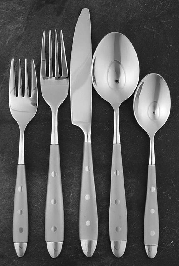 Lacoupole-Frosted (Stainless) 5 Piece Place Setting by Hampton Silversmiths-1