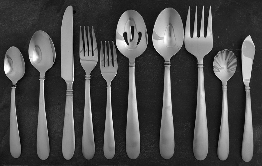 Concierto (Stainless) 45 Piece Starter Set by Hampton Silversmiths-1