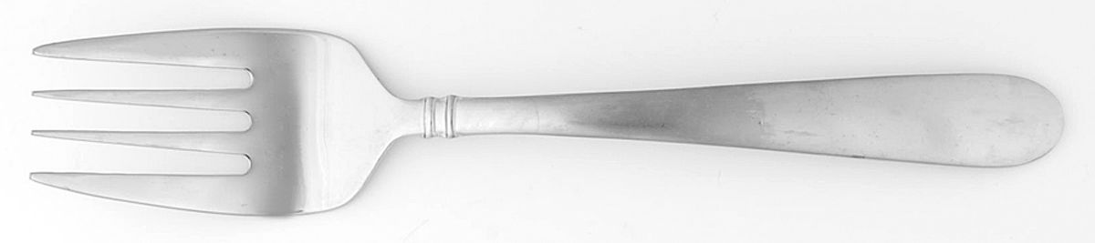 Concierto (Stainless) Medium Solid Cold Meat Serving Fork by Hampton Silversmiths-1