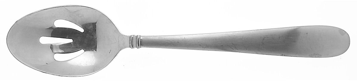 Concierto (Stainless) Pierced Tablespoon (Serving Spoon) by Hampton Silversmiths-1