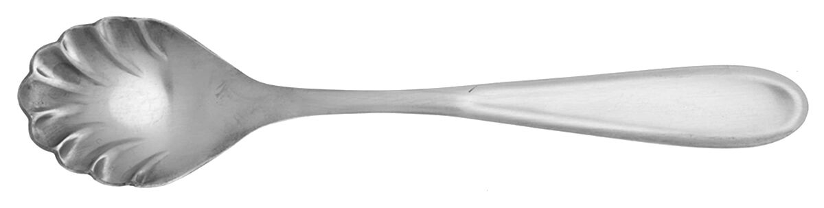 Messina (Stainless) Sugar Shell Spoon by Hampton Silversmiths-1