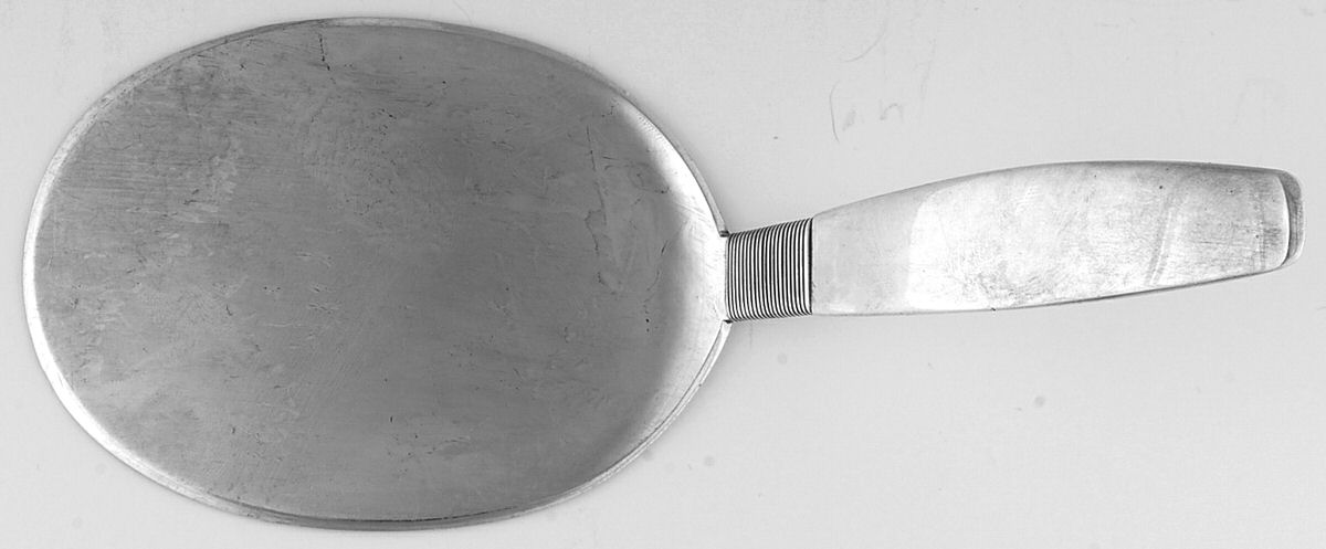 Silver Thread (Sterling) Small Solid Pastry Server by Hingelberg (Denmark)-1