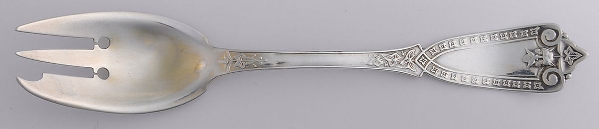 Ivy (Coin) Ice Cream Fork by Henry Hebbard-1