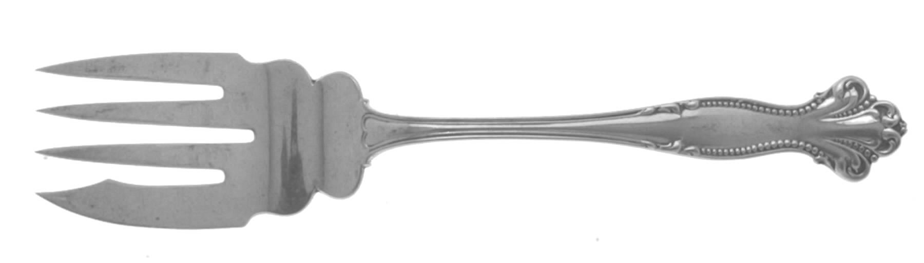 Hope (Sterling, 1899) Small Solid Cold Meat Serving Fork by Howard Sterling -1