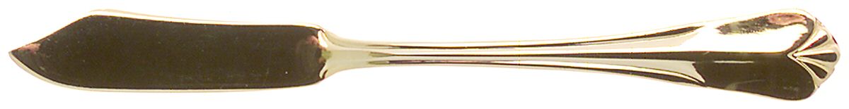 Sophia (Gold Electroplate) Flat Handle Master Butter Knife by Hampton Silversmiths-1