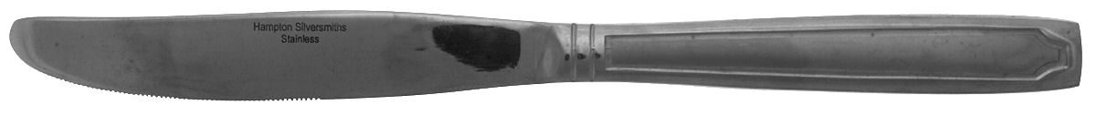 HSV24 (STAINLESS) Modern Solid Knife by Hampton Silversmiths-1