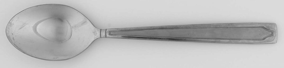 HSV24 (STAINLESS) Place/Oval Soup Spoon by Hampton Silversmiths-1
