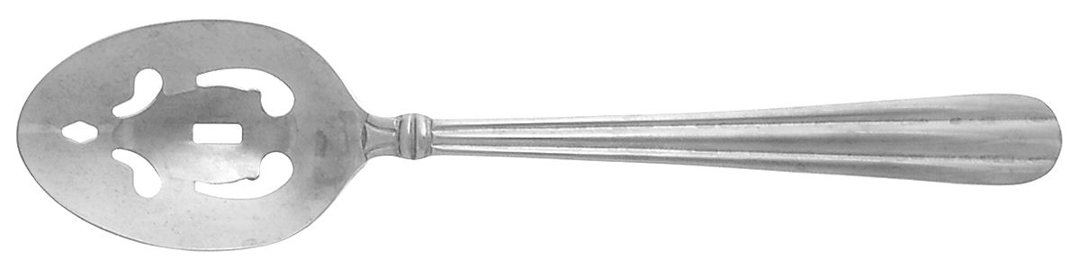 HSV25 (STAINLESS) Pierced Tablespoon (Serving Spoon) by Hampton Silversmiths-1