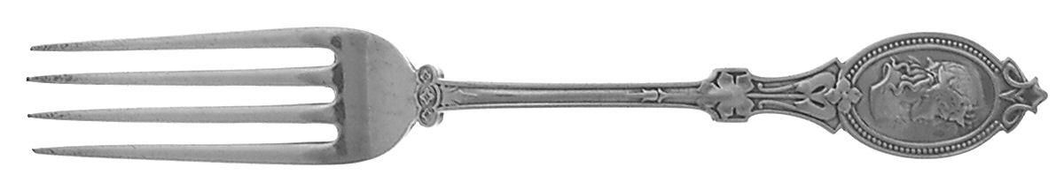 Medallion (Coin) Fork by Hotchkiss & Schreuder-1