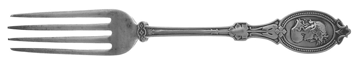 Medallion (Coin) Fork by Hotchkiss & Schreuder-1