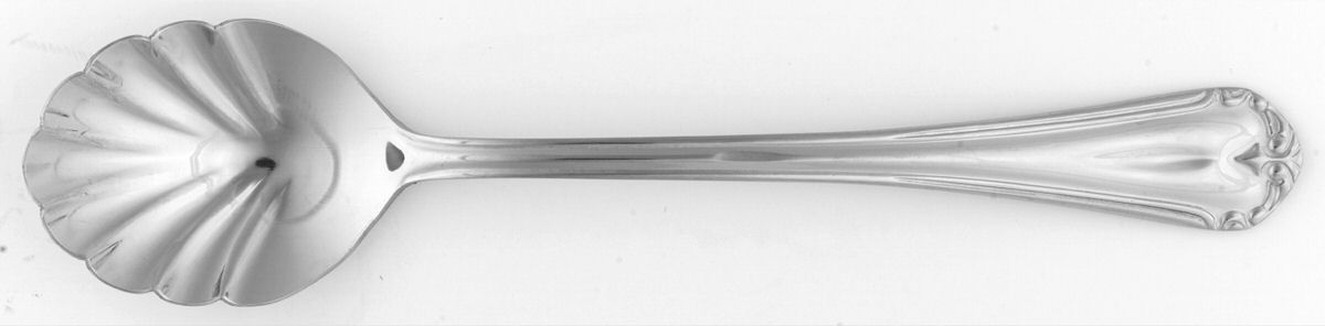 Katrinka (Stainless) Sugar Shell Spoon by Hampton Silversmiths-1