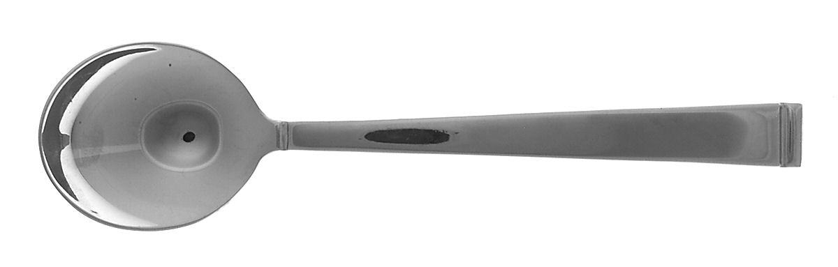 Icon (Stainless) Place/Oval Soup Spoon by Hampton Silversmiths-1