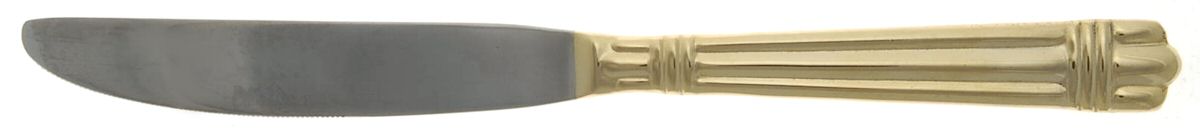 HSV28 (GOLD ELECTROPLATE) Modern Solid Knife by Hampton Silversmiths-1