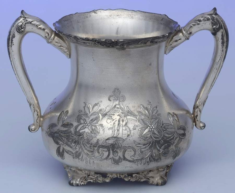 2061 (Silverplate, Hollwware) Waste Bowl by Homan-1