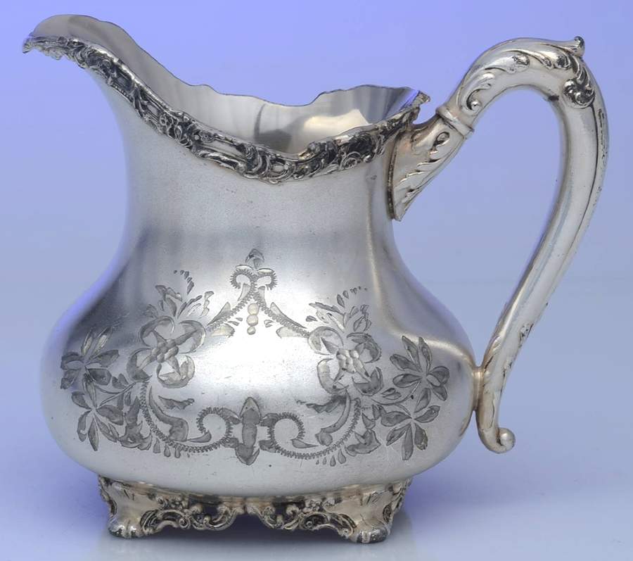 2061 (Silverplate, Hollwware) Creamer by Homan-1
