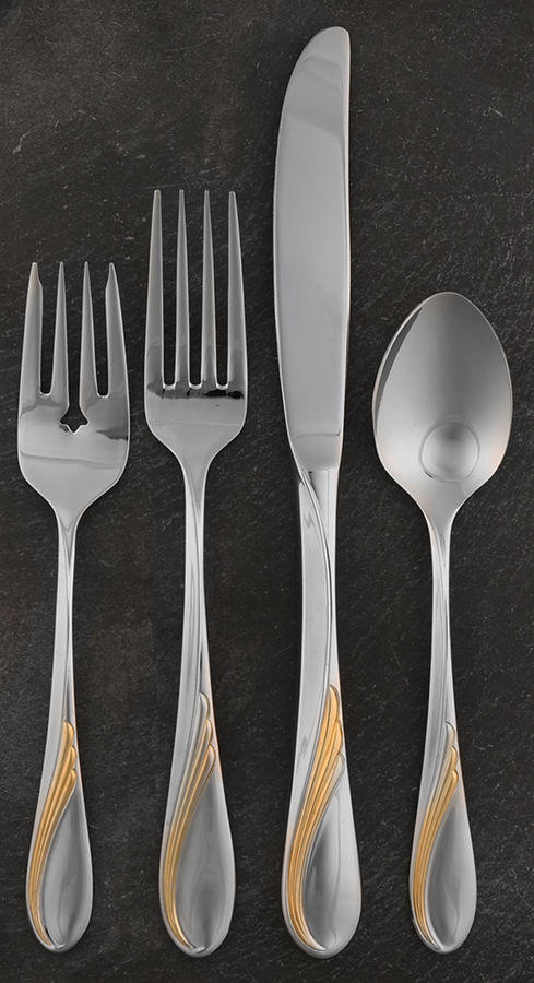 Glengarry (Gold Accent) 4 Piece Place Setting by Heritage China-1