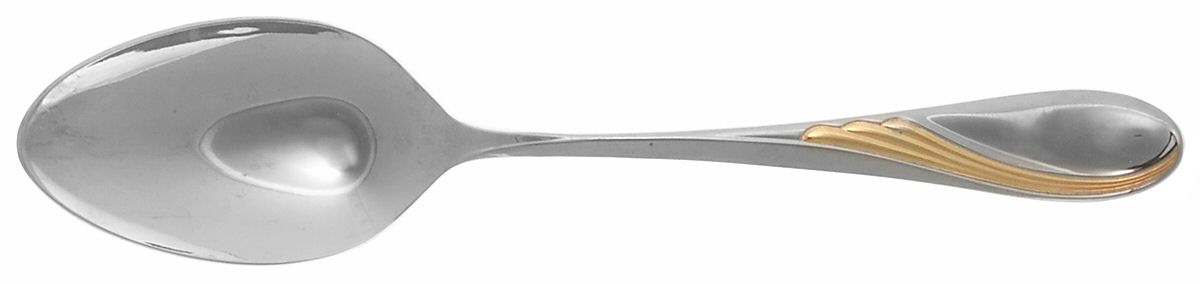 Glengarry (Gold Accent) Tablespoon (Serving Spoon) by Heritage China-1