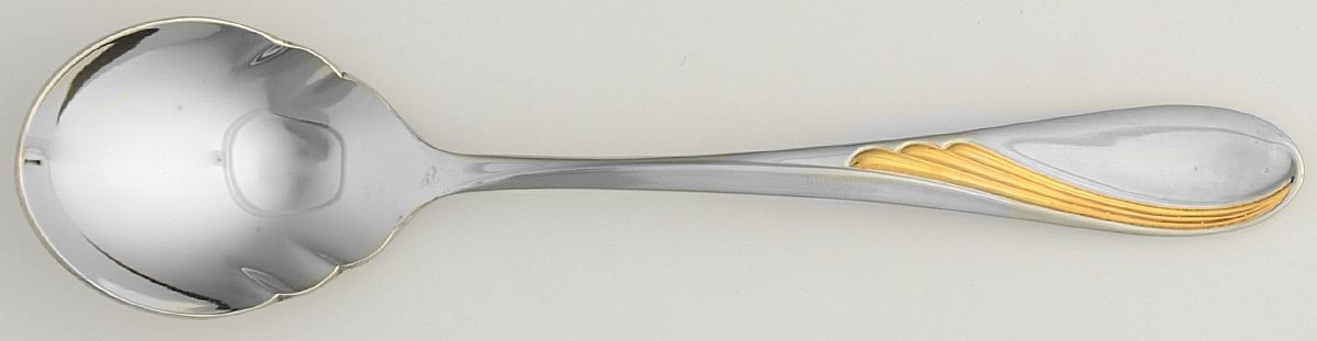 Glengarry (Gold Accent) Sugar Spoon by Heritage China-1